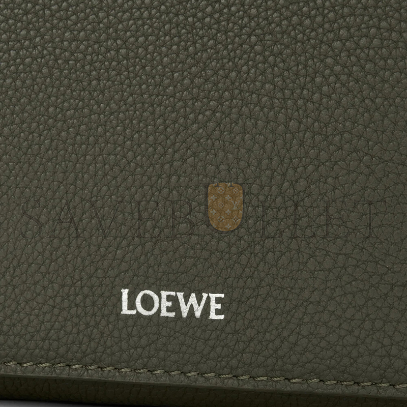 LOEWE MEDIUM PEBBLE MESSENGER BAG IN SUPPLE GRAINED CALFSKIN BANBA73X04 (23*18*9cm)